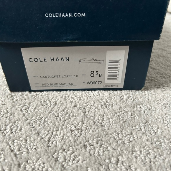 Cole Haan plaid Nantucket loafer size 8.5 New in Box - Picture 3 of 3